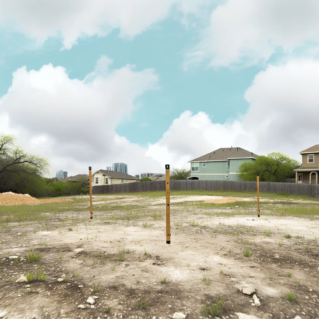 Cleared vacant residential lot for sale in Austin, Texas