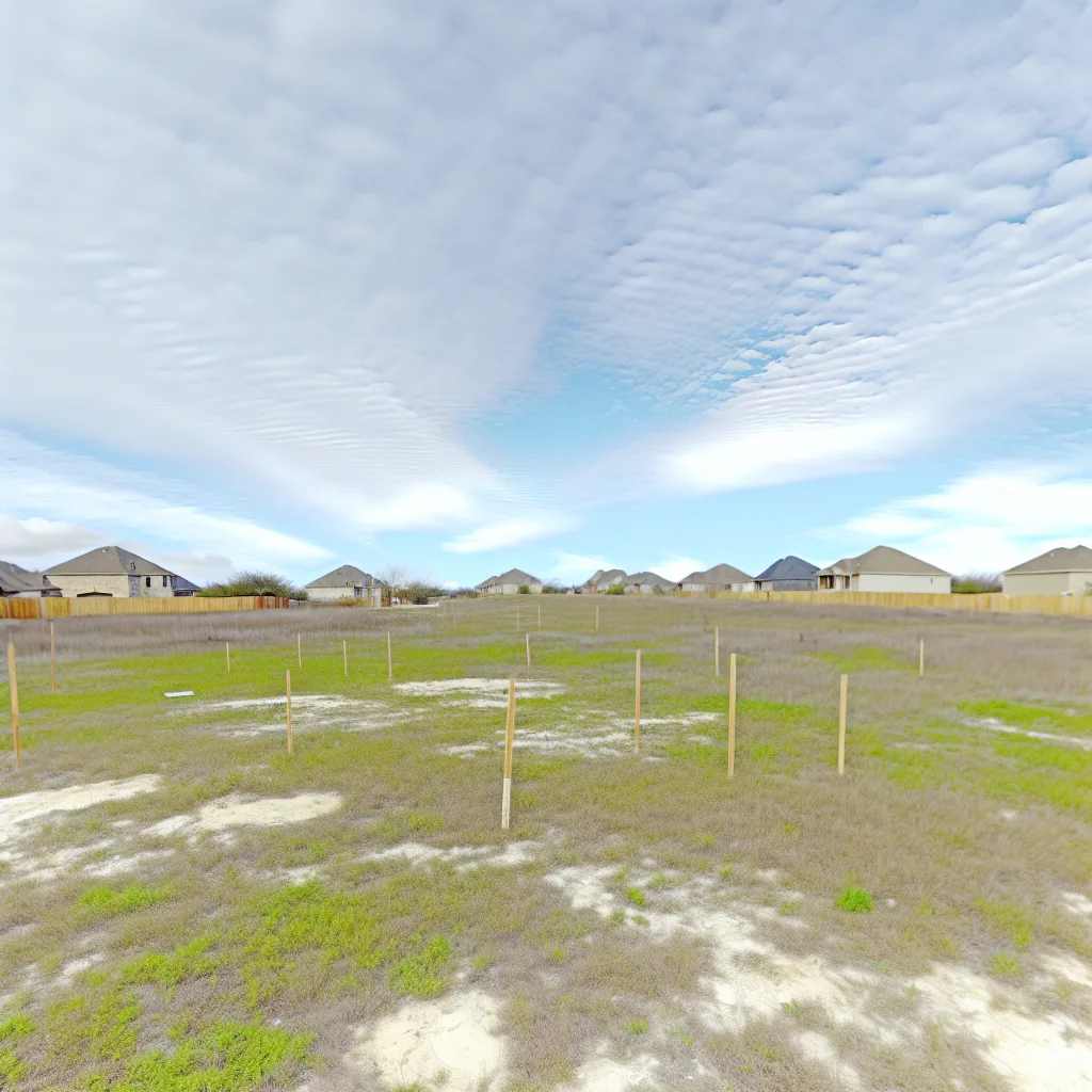 Cleared vacant residential lot for sale in Montgomery County, Texas