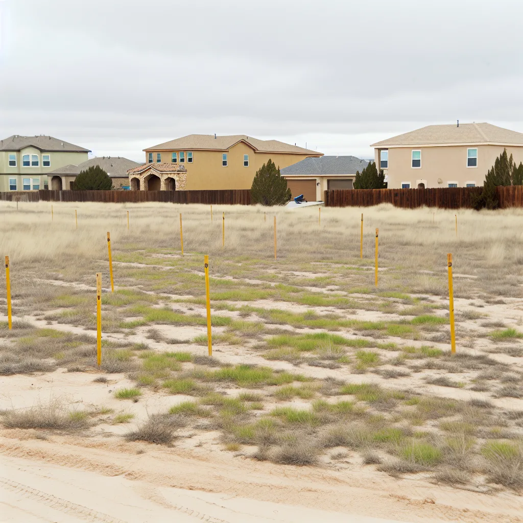Cleared vacant residential lot for sale in Sierra Blanca, Texas