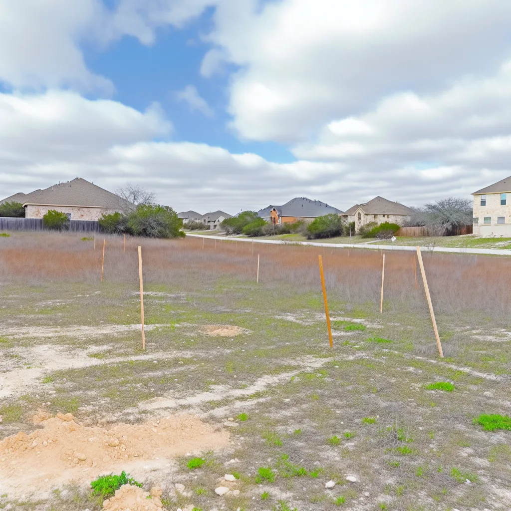 Cleared vacant residential lot for sale in Travis County, Texas